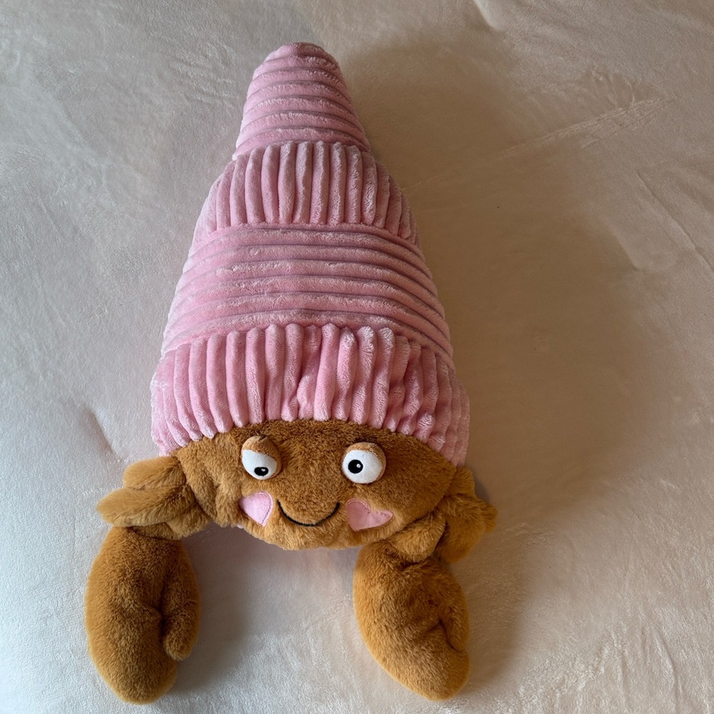 Plush Hermit Crab Pillow - Picture 2 of 7